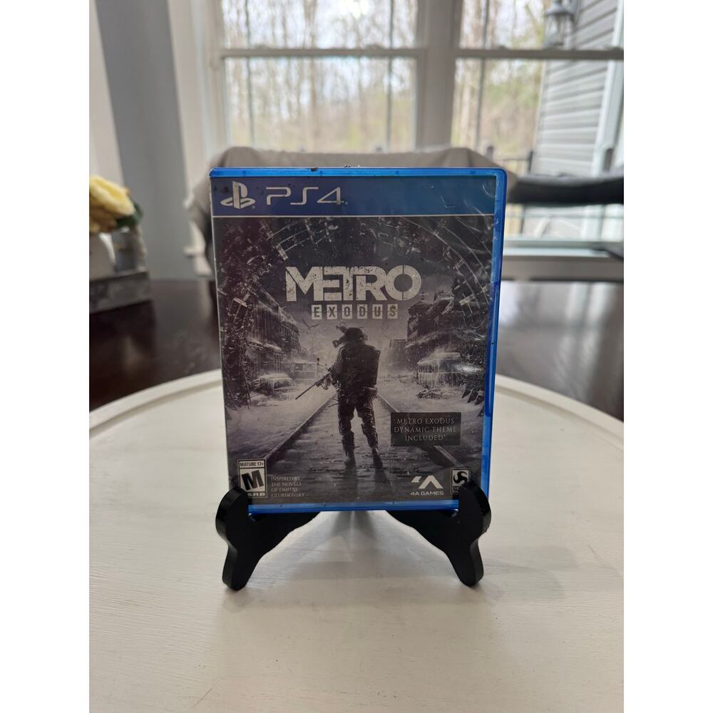 Metro Exodus Sony PlayStation 4 PS4 w/ Poster No Manual Tested and working
